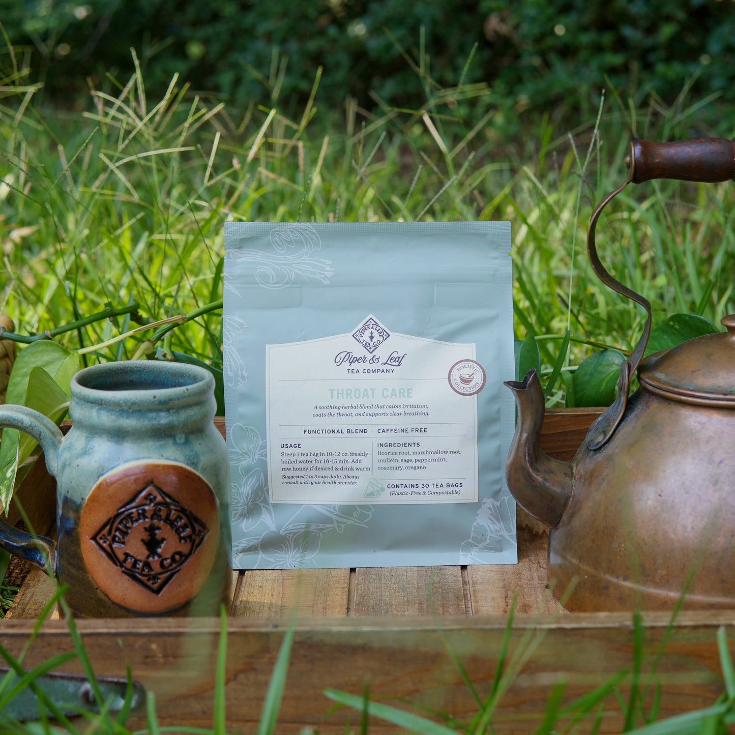 Piper & Leaf Tea Co. Throat Care New Holistic Blend 